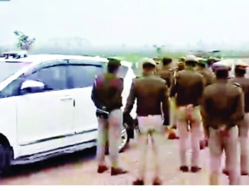 मुख्यमंत्री के सभा स्थल का पुलिस कमिश्नर ने किया निरीक्षण