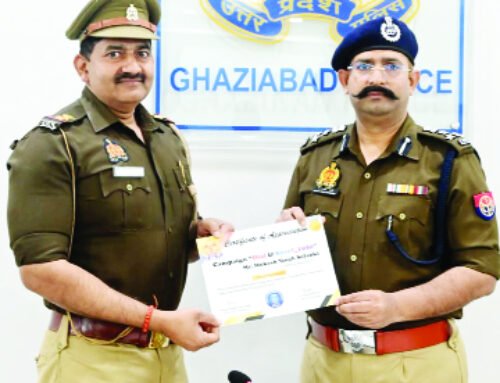 साइबर जागरूकता अभियान में उत्कृष्टï कार्य करने वाले पुलिसकर्मी सम्मानित