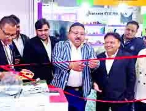 भारत मंडपम में संजीव गुप्ता व राजीव गुप्ता ने किया स्टाल का उद्घाटन