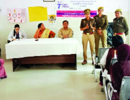 महिला दिवस पर थानो में किए गए जागरुकता कार्यक्रम