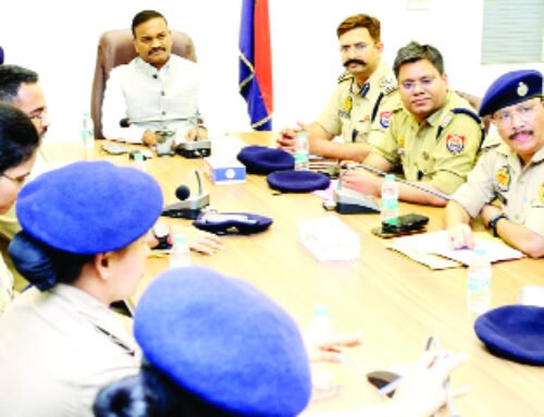 सीपी ने ली डीसीपीज व एसीपीज की मीटिंग