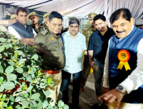 तीन दिवसीय फ्लावर शो का समापन