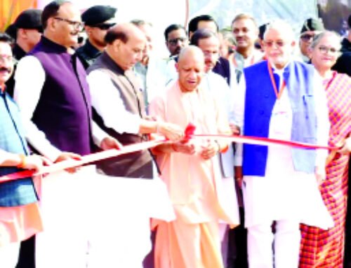 माफियाओं को सही कर दिया बुलडोजर बाबा ने: राजनाथ सिंह