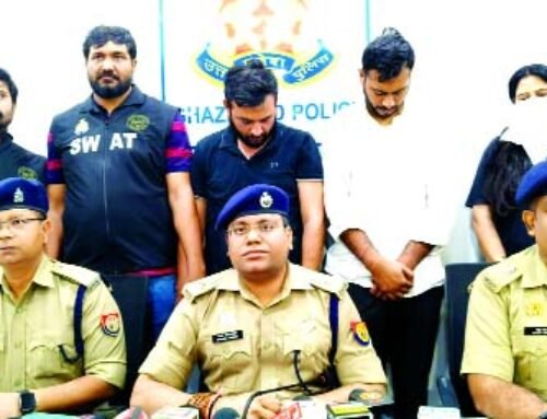 १० करोड़ की फिरौती मांगने वाले तीन बदमाश गिरफ्तार