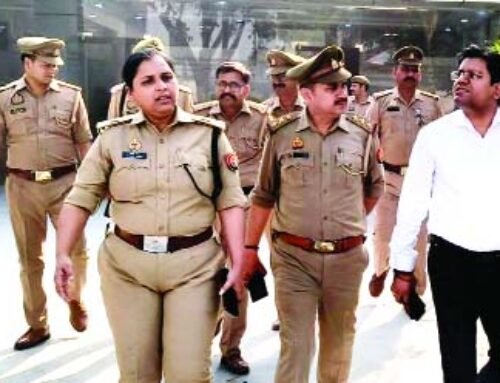 डीसीपी सिटी ने किया लिंक रोड थाने का निरीक्षण