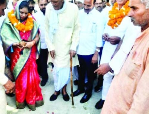 अंशु सूरज मावी ने किया चिरौड़ी रोड का उद्घाटन