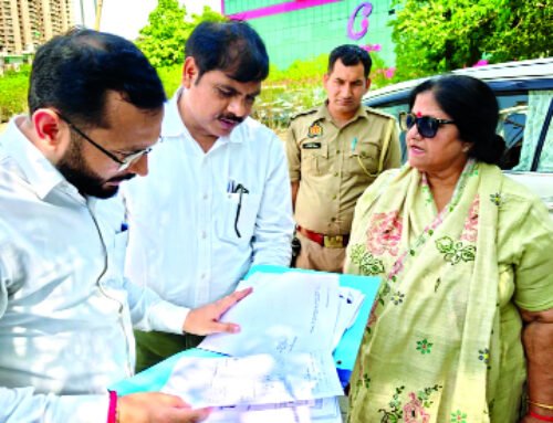 45 डिग्री तापमान में 6 घंटे सडक़ पर रहीं महापौर