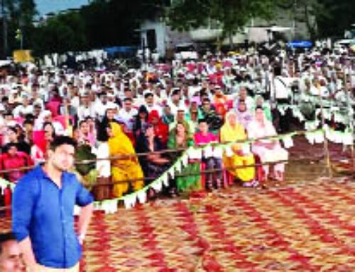 किसान मजदूर जन चेतना सम्मेलन में केसी त्यागी को सुनने के लिए उमड़ी भीड़