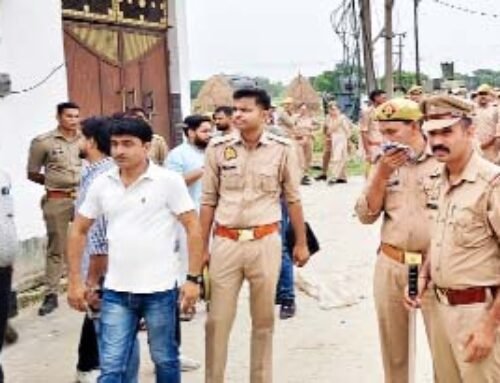कुशलिया में अवैध निर्माण पर चला बुलडोजर