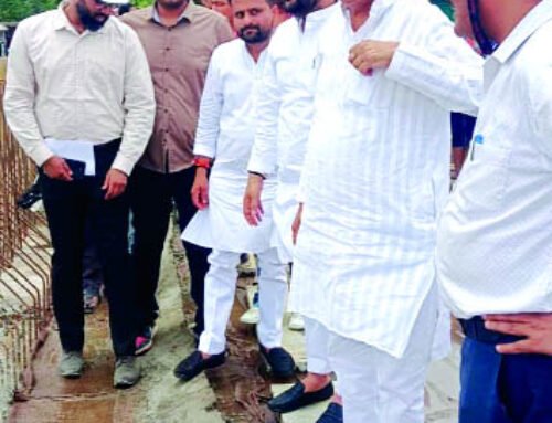 ग्रेनो वेस्ट में चार मूर्ति अंडरपास का विधायक ने किया निरीक्षण