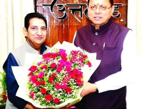 पांच साल का सफल कार्यकाल पूरा होने पर वुडहिल के सीएमडी ने दी मुख्यमंत्री धामी को शुभकामनाएं