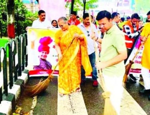 राजनाथ सिंह के जन्मदिन पर लखनऊ में स्वच्छता का महासंकल्प