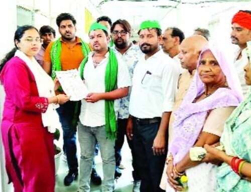 कॉलोनी की समस्याओं को लेकर भाकियू भानू ने दिया ज्ञापन