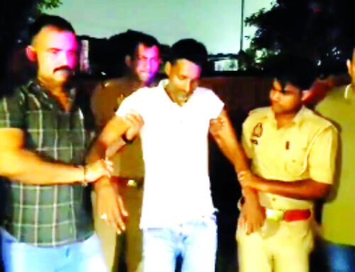 उद्यमी के पुत्र के साथ लूट करने वाले बदमाशों से पुलिस की मुठभेड़, दो को लगी गोली
