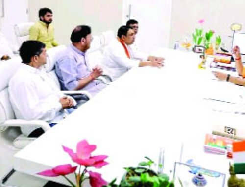 शहर विधानसभा में विकास को लेकर सदर विधायक संजीव शर्मा मिले मुख्यमंत्री से