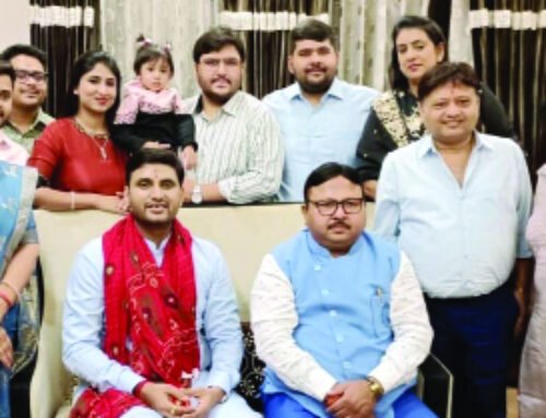 संजीव गुप्ता ने नीरज सिंह को दी शुभकामनाएं