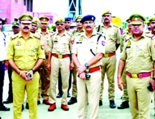 डीसीपी रूरल ने लिया कांवड़ यात्रा का जायजा