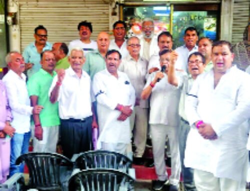 व्यापारियों का धरना पांचवे दिन भी जारी