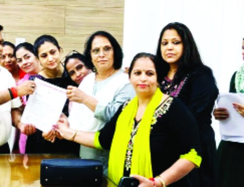 एएलटी रोड निर्माण को लेकर सौंपा ज्ञापन