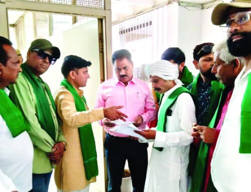 भाकियू तेवतिया के अध्यक्ष के साथ अभद्र व्यवहार को लेकर दिया ज्ञापन