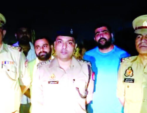 मसूरी पुलिस ने एक अपराधी के पैर में गोली मारी