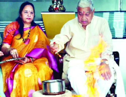 एडवांस बधाई के साथ रवाना हुए दिनेश गोयल
